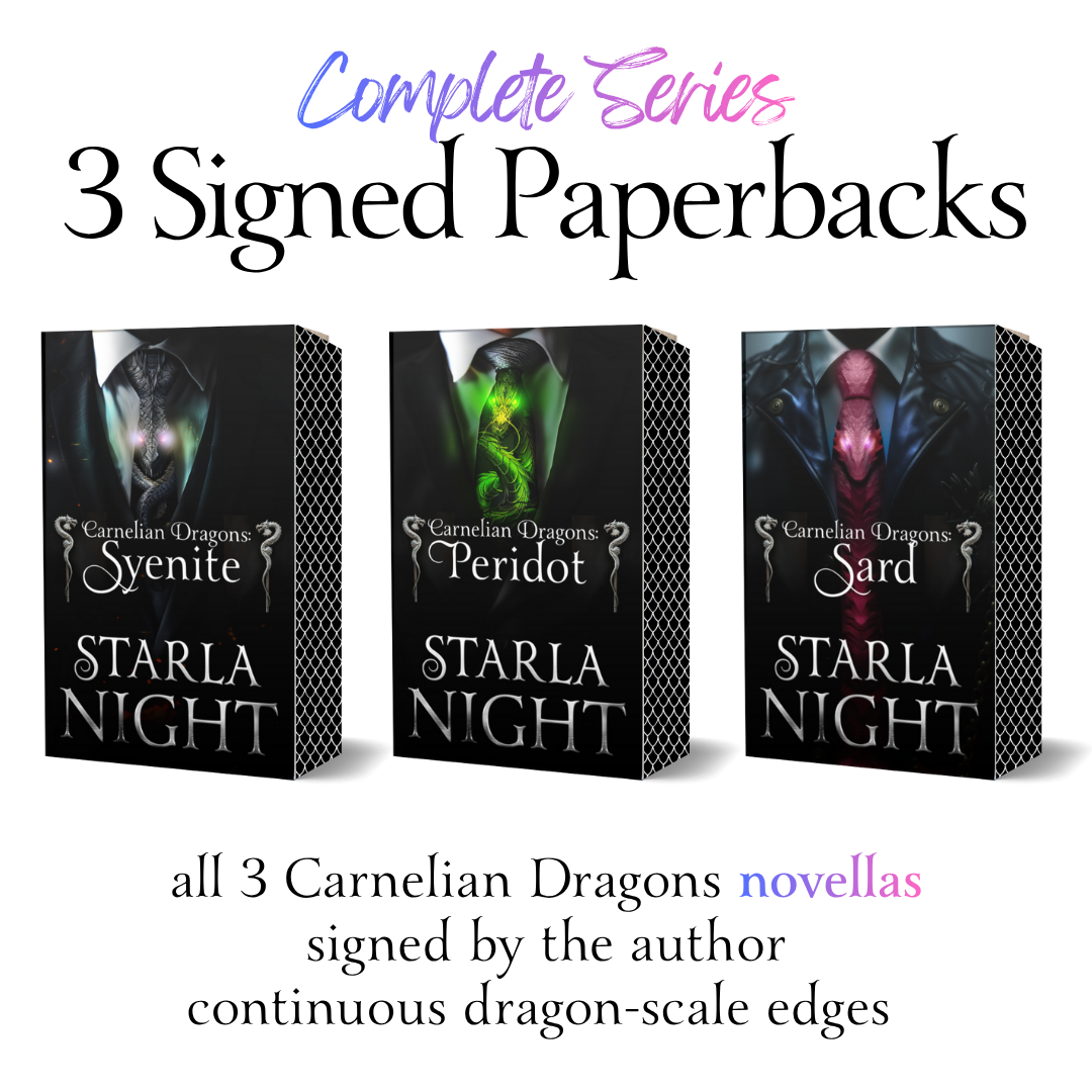 Carnelian Dragons Signed Paperbacks