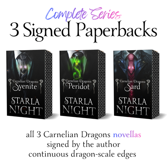 Carnelian Dragons Signed Paperbacks