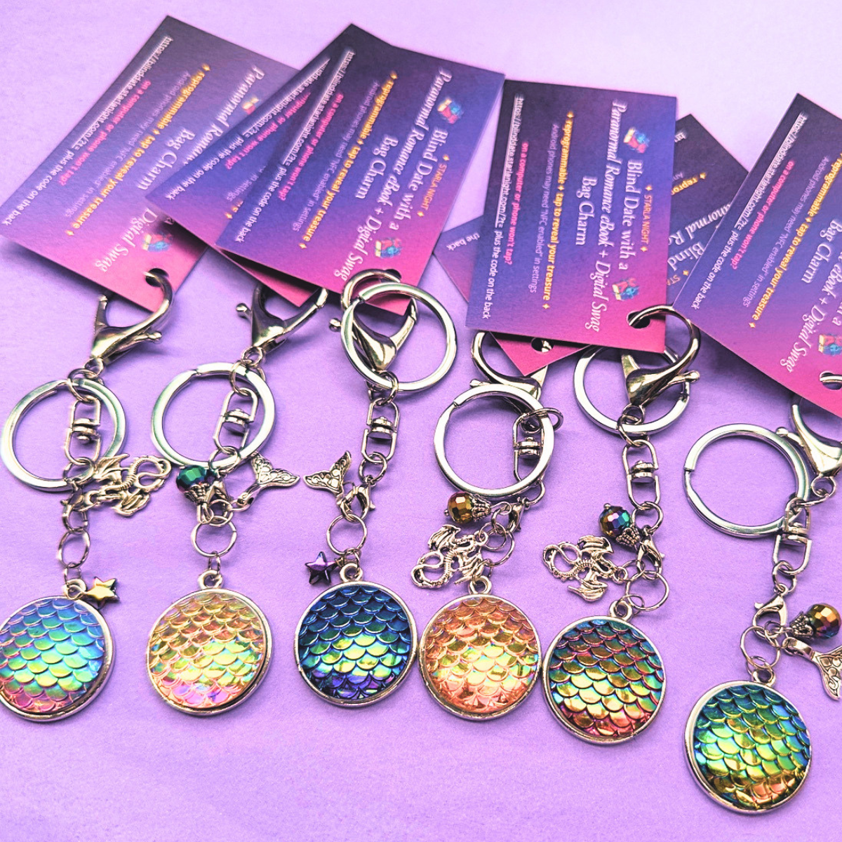 Blind Date with a Paranormal Romance Bag Charm