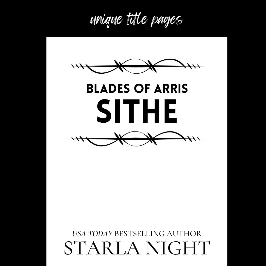 Blades of Arris Signed Paperbacks