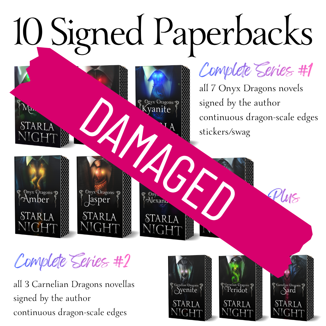 7 Virgin Brides for 7 Weredragon Billionaires Signed Paperbacks - SCRATCH AND DENT