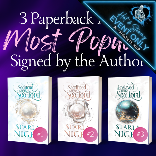 [EVENT BANNER 2 FITTED] JUNE EVENT PREORDER: Lords of Atlantis Signed Paperbacks - Trilogy - Pickup Only