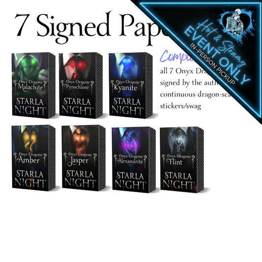 [EVENT BANNER 2 FITTED] JUNE EVENT PREORDER: Onyx Dragons ONLY Discreet Paperbacks - Pickup Only