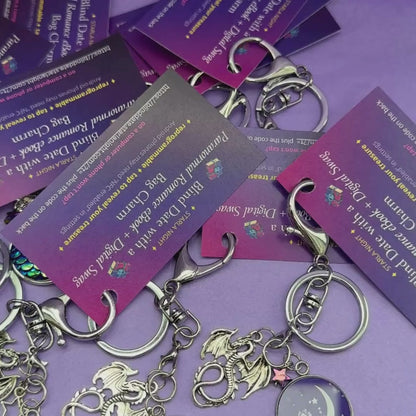 Blind Date with a Paranormal Romance Bag Charm