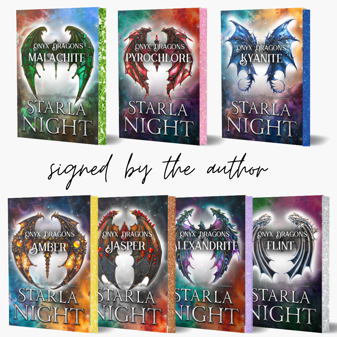 Onyx Dragons Collection Iridescent Color Shift Paperbacks